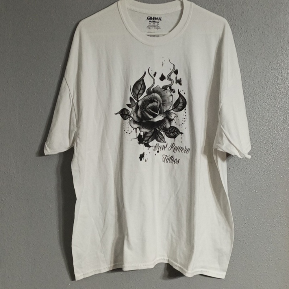 Drew Romero Tattoos T-Shirt Size 2XL
